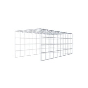 Anbaugabione Typ 4 100 cm x 40 cm x 50 cm (L x H x T), Maschenweite 10 cm x 10 cm, C-Ring
