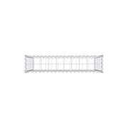 Gabione 100 cm x 80 cm x 20 cm (L x H x T), Maschenweite 10 cm x 10 cm, Spirale