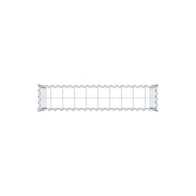 Anbaugabione Typ 3 100 cm x 40 cm x 20 cm (L x H x T), Maschenweite 10 cm x 10 cm, Spirale