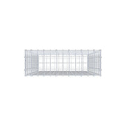 Gabione 100 cm x 60 cm x 20 cm (L x H x T), Maschenweite 5 cm x 5 cm, C-Ring