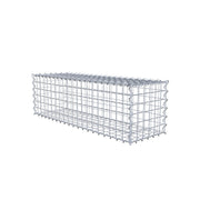 Kuvido Gabionenkorb 100 x 30 x 30 cm (L x H x T)  Verzinktes Stahldrahtgeflecht 4 mm, Maschenweite 5 x 5 cm, Spiralverbinder, für Gartengestaltung und Landschaftsbau