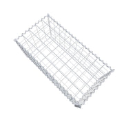Kuvido Gabionenkorb 100 x 50 x 50 cm  verzinktes Stahldrahtgeflecht 4 mm, Maschenweite 10 x 10 cm, mit Spiralverbinder; Gabione für den Außenbereich, für Steine und Gartengestaltung