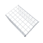 Anbaugabione Typ 4 80 cm x 50 cm x 50 cm (L x H x T), Maschenweite 10 cm x 10 cm, Spirale