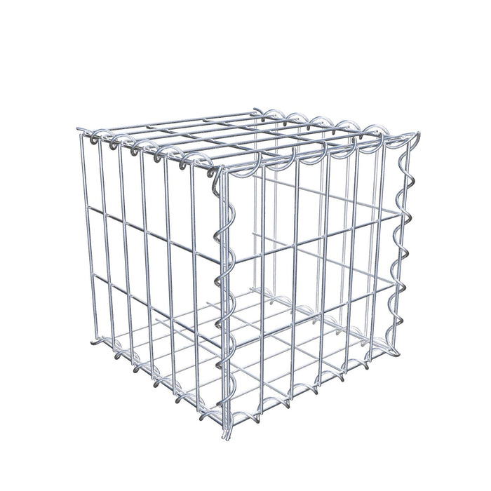 Anbaugabione Typ 2 30 cm x 30 cm x 30 cm (L x H x T), Maschenweite 5 cm x 10 cm, Spirale