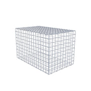 Gabione 80 cm x 50 cm x 50 cm (L x H x T), Maschenweite 5 cm x 5 cm, C-Ring