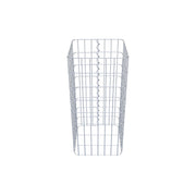 Gabionensäule eckig 37 cm x 37 cm, 80 cm Höhe, MW 5 cm x 10 cm