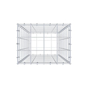 Gabione 100 cm x 40 cm x 30 cm (L x H x T), Maschenweite 10 cm x 10 cm, C-Ring
