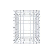 Anbaugabione Typ 3 100 cm x 40 cm x 50 cm (L x H x T), Maschenweite 5 cm x 10 cm, C-Ring