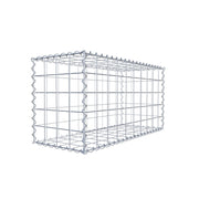 Kuvido Gabione 100 cm x 50 cm x 40 cm (L x H x T), Maschenweite 10 cm x 10 cm, Spirale