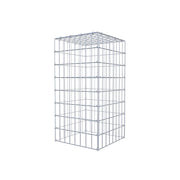 Anbaugabione Typ 3 80 cm x 40 cm x 40 cm (L x H x T), Maschenweite 5 cm x 10 cm, C-Ring