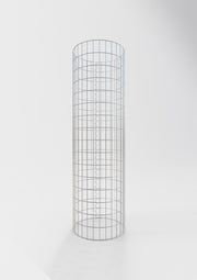 Gabionensäule rund 47 cm Durchmesser, 160 cm Höhe, Maschenweite 5 cm x 10 cm