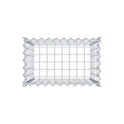 Anbaugabione Typ 3 50 cm x 50 cm x 30 cm (L x H x T), Maschenweite 5 cm x 10 cm, Spirale