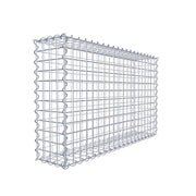 Gabione 100 cm x 60 cm x 20 cm (L x H x T), Maschenweite 5 cm x 5 cm, Spirale