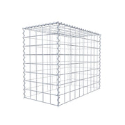 Anbaugabione Typ 3 100 cm x 80 cm x 50 cm (L x H x T), Maschenweite 10 cm x 10 cm, Spirale