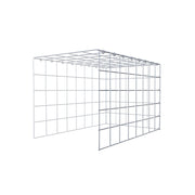 Anbaugabione Typ 4 80 cm x 50 cm x 50 cm (L x H x T), Maschenweite 10 cm x 10 cm, C-Ring
