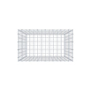 Gabione 100 cm x 70 cm x 40 cm (L x H x T), Maschenweite 5 cm x 10 cm, C-Ring