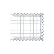 Anbaugabione Typ 4 50 cm x 40 cm x 40 cm (L x H x T), Maschenweite 5 cm x 10 cm, Spirale