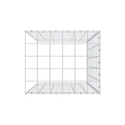 Anbaugabione Typ 4 100 cm x 60 cm x 50 cm (L x H x T), Maschenweite 10 cm x 10 cm, C-Ring