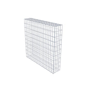 Gabione 100 cm x 100 cm x 20 cm (L x H x T), Maschenweite 5 cm x 10 cm, C-Ring