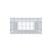 Gabione 100 cm x 40 cm x 20 cm (L x H x T), Maschenweite 5 cm x 5 cm, C-Ring