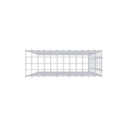 Anbaugabione Typ 4 100 cm x 60 cm x 20 cm (L x H x T), Maschenweite 5 cm x 10 cm, C-Ring