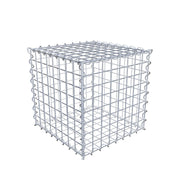 Gabione 40 cm x 40 cm x 40 cm (L x H x T), Maschenweite 5 cm x 5 cm, Spirale