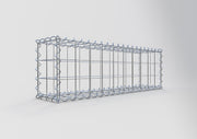 Gabione 100 cm x 30 cm x 20 cm (L x H x T), Maschenweite 10 cm x 10 cm, Spirale