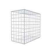 Gabione 100 cm x 90 cm x 50 cm (L x H x T), Maschenweite 10 cm x 10 cm, Spirale