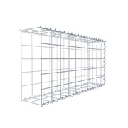 Anbaugabione Typ 2 100 cm x 50 cm x 20 cm (L x H x T), Maschenweite 10 cm x 10 cm, Spirale