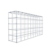 Anbaugabione Typ 3 100 cm x 50 cm x 20 cm (L x H x T), Maschenweite 10 cm x 10 cm, C-Ring