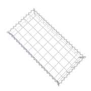 Anbaugabione Typ 3 100 cm x 20 cm x 50 cm (L x H x T), Maschenweite 10 cm x 10 cm, Spirale
