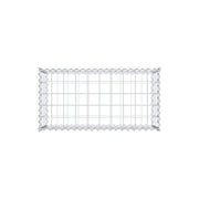 Gabione 100 cm x 40 cm x 50 cm (L x H x T), Maschenweite 10 cm x 10 cm, Spirale