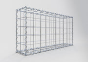 Gabione 100 cm x 50 cm x 20 cm (L x H x T), Maschenweite 10 cm x 10 cm, Spirale