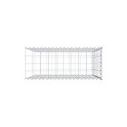 Anbaugabione Typ 2 100 cm x 100 cm x 40 cm (L x H x T), Maschenweite 10 cm x 10 cm, Spirale