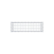 Kuvido Gabione 100 cm x 60 cm x 30 cm (L x H x T), Maschenweite 5 x 10 cm, Spiralring