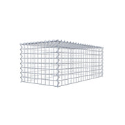 Anbaugabione Typ 3 100 cm x 40 cm x 50 cm (L x H x T), Maschenweite 5 cm x 5 cm, Spirale