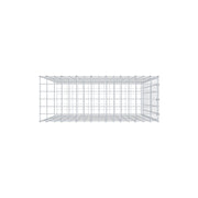 Anbaugabione Typ 2 100 cm x 80 cm x 30 cm, Maschenweite 5 cm x 10 cm, C-Ring