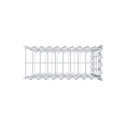 Anbaugabione Typ 2 50 cm x 50 cm x 20 cm (L x H x T), Maschenweite 5 cm x 10 cm, Spirale