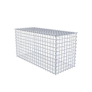Gabione 100 cm x 50 cm x 40 cm (L x H x T), Maschenweite 5 cm x 5 cm, Spirale
