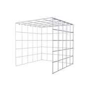 Anbaugabione Typ 4 50 cm x 50 cm x 50 cm (L x H x T), Maschenweite 10 cm x 10 cm, C-Ring