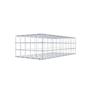 Gabione 100 cm x 30 cm x 50 cm (L x H x T), Maschenweite 10 cm x 10 cm, C-Ring