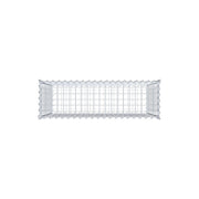 Gabione 100 cm x 80 cm x 30 cm (L x H x T), Maschenweite 5 cm x 5 cm, Spirale