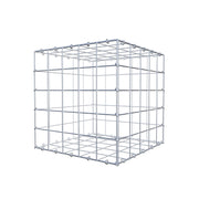 Gabione 50 cm x 50 cm x 50 cm (L x H x T), Maschenweite 10 cm x 10 cm, C-Ring