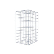 Gabione 100 cm x 60 cm x 50 cm (L x H x T), Maschenweite 10 cm x 10 cm, C-Ring