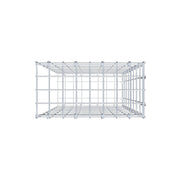Anbaugabione Typ 2 80 cm x 40 cm x 20 cm, Maschenweite 5 cm x 10 cm, C-Ring