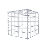 Anbaugabione Typ 3 50 cm x 50 cm x 50 cm (L x H x T), Maschenweite 10 cm x 10 cm, Spirale
