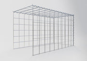 Anbaugabione Typ 4 100 cm x 60 cm x 50 cm (L x H x T), Maschenweite 10 cm x 10 cm, Spirale