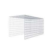 Anbaugabione Typ 4 100 cm x 50 cm x 50 cm (L x H x T), Maschenweite 5 cm x 5 cm, C-Ring