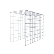 Anbaugabione Typ 4 100 cm x 80 cm x 50 cm (L x H x T), Maschenweite 10 cm x 10 cm, Spirale