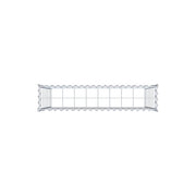 Anbaugabione Typ 3 100 cm x 80 cm x 20 cm (L x H x T), Maschenweite 10 cm x 10 cm, Spirale